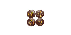 Pistazien-Schokoladentaler mit Sylter Meersalz
