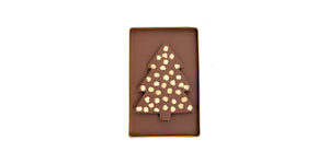 Die XXL Weihnachtstafel auf goldenem Tablett – ein Schokoladenfest (18,3 x 28,5 cm)