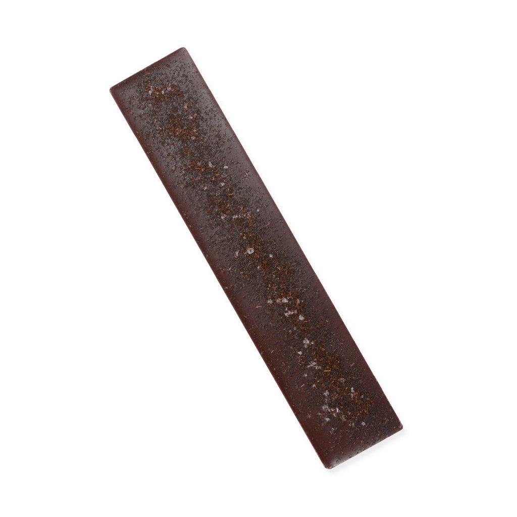 Schokoladenriegel Zartbitter mit 55% Kakaoanteil, Vanille und Ursalz (vegan)